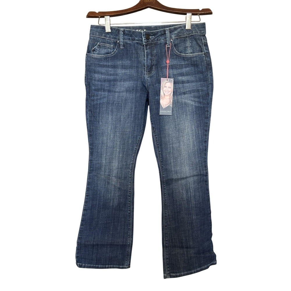 NWT Laurie Felt Classic Denim Boot Cut Jeans Size 4P